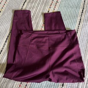 Girlfriend Collective Compressive High Rise Leggings Purple size XL.